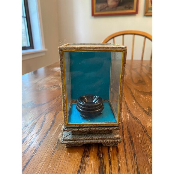 Vintage Glass Display Case for Easter Eggs ~ China - Picture 1 of 5